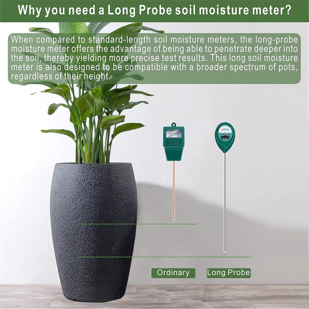 LNHF Long Probe Deep Use Soil  - огляд і ціна Plant Sensor