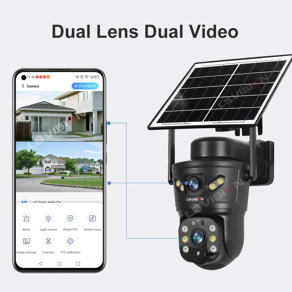 LS VISION 8MP 4G Solar Camera  - огляд і ціна Garden Camera