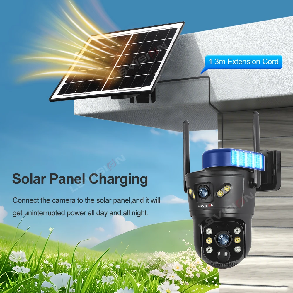 LS VISION 8MP 4G Solar Camera  - огляд і ціна Garden Camera