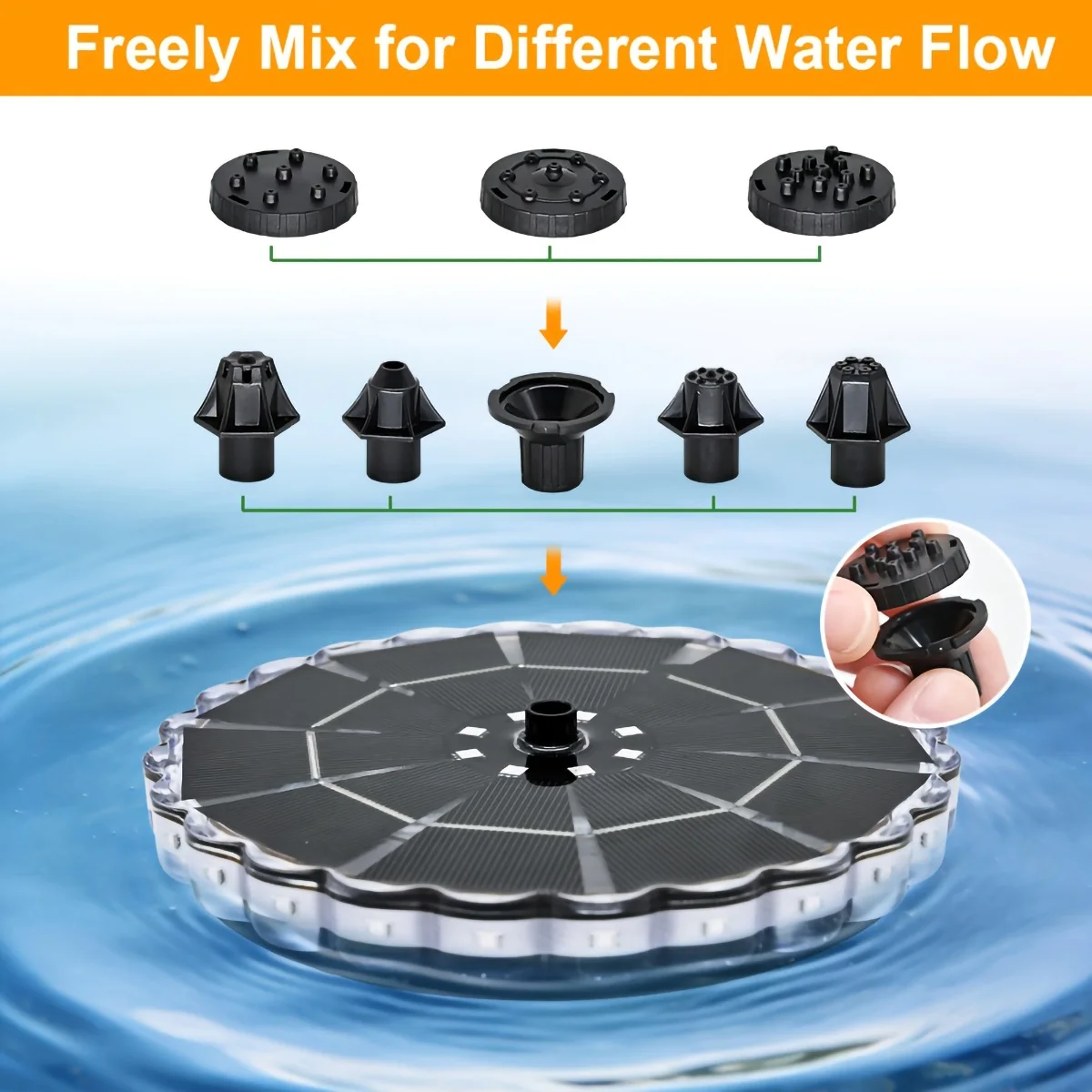 3.5W Outdoor Solar Fountain fo - огляд і ціна Indoor Garden Kit