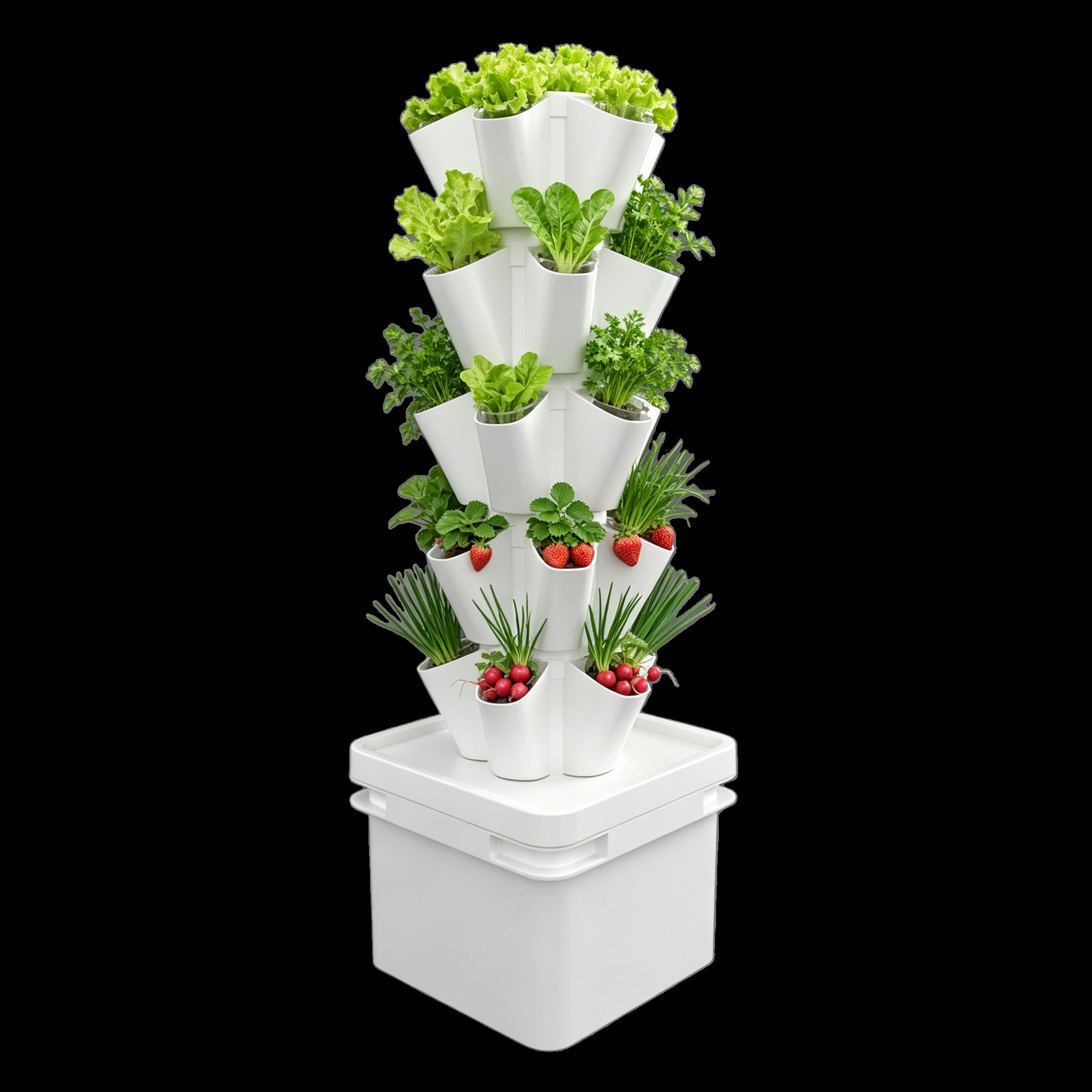 8L Desktop Hydroponic Tower So - огляд і ціна Hydroponic Tower