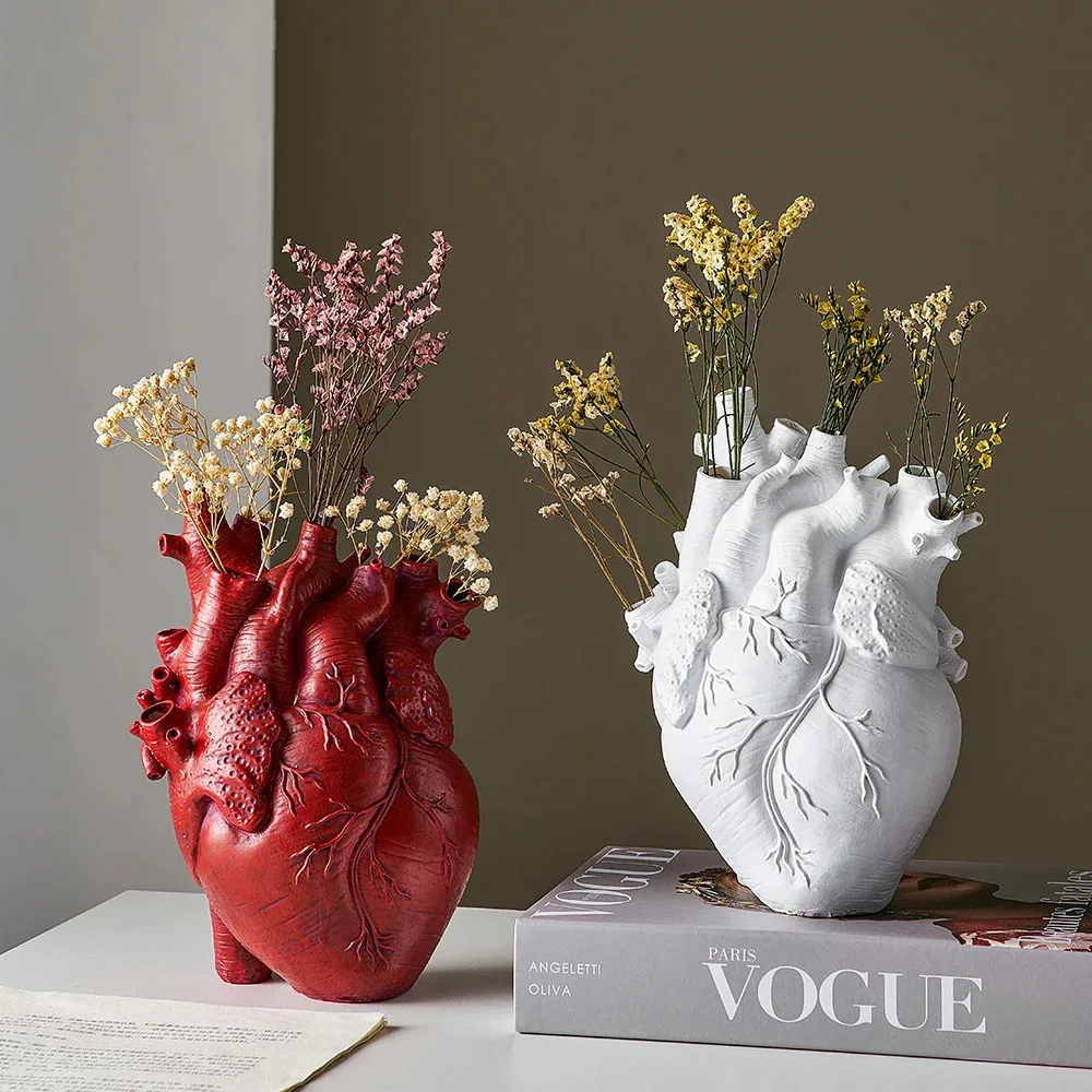 Heart Shaped Resin Vase Anatom - огляд і ціна Hydroponic Grow Pod