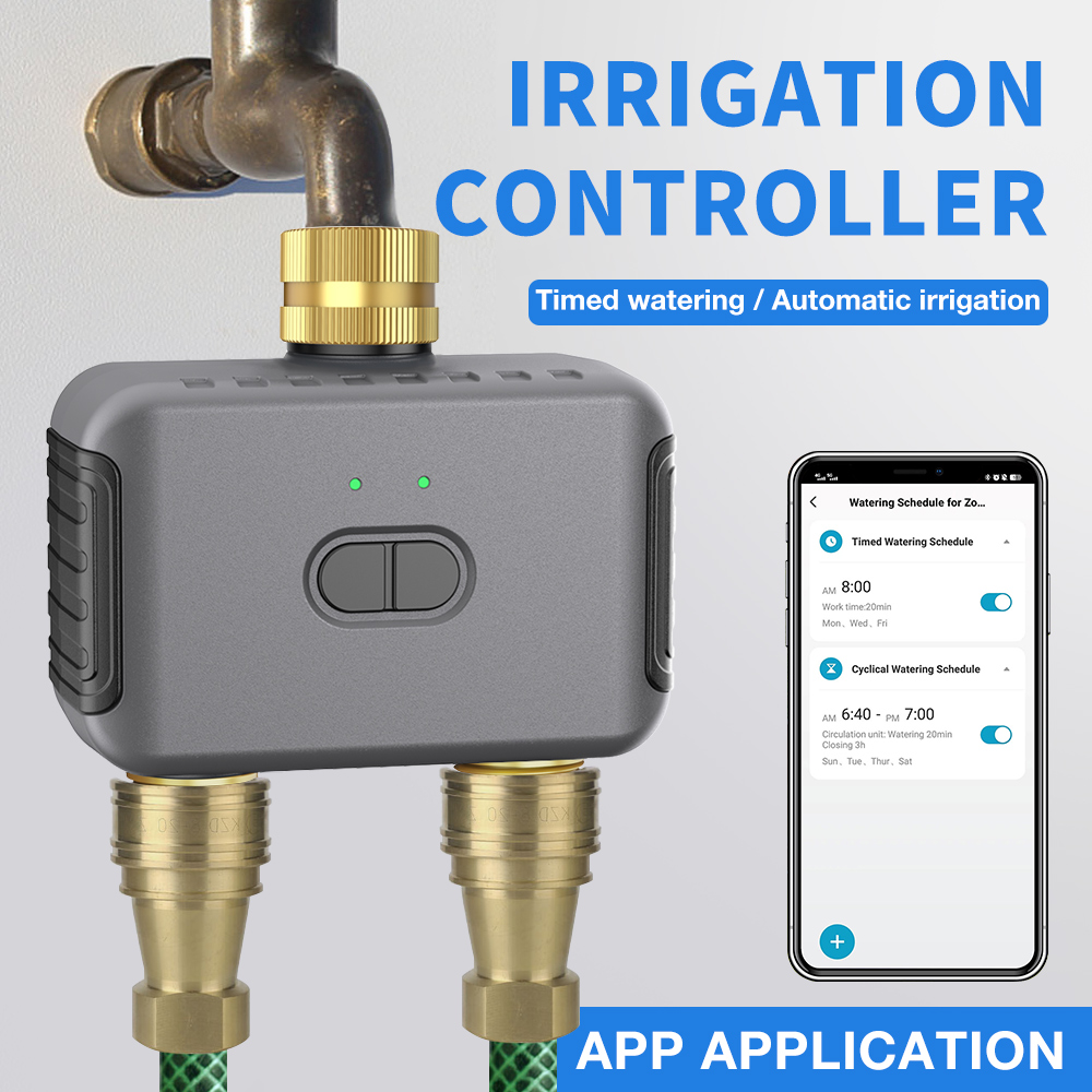 Tuya 2 Zone Watering Timer Gar - огляд і ціна Automatic Watering